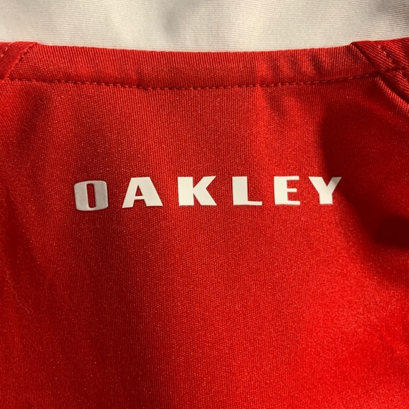 SOLD New W/ Tags Oakley Elemental Red Golf Polo - Picture 5 of 7